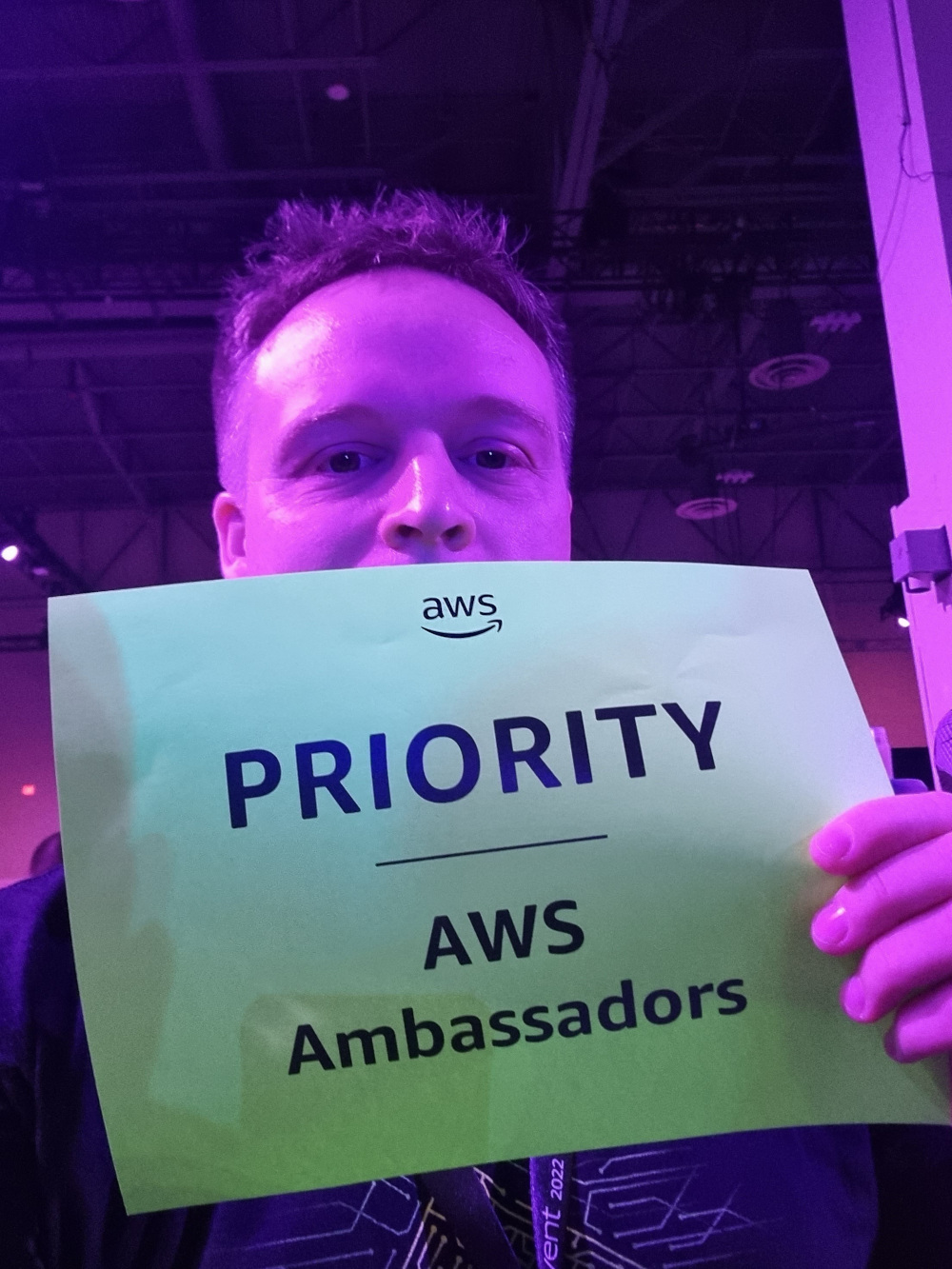 AWS Ambassador priority seating